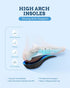 QBK Orthotic Inserts for Plantar Fasciitis Relief, Foot Pain Relief, Metatarsalgia, Heel Spurs, Comfort Insoles for Men