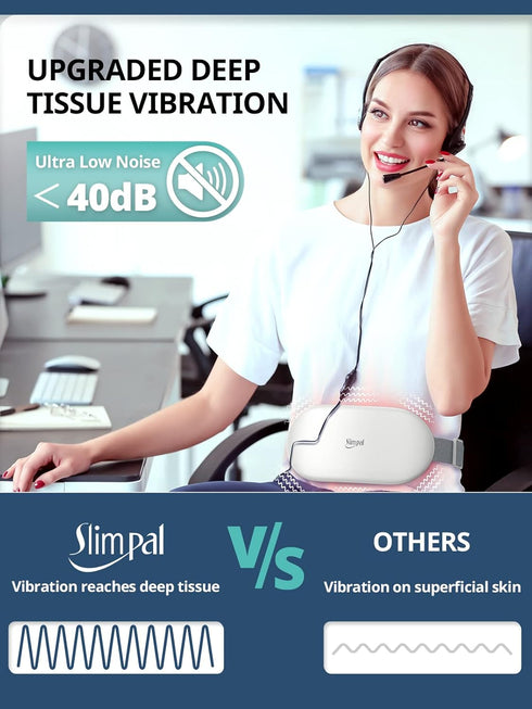 Slimpal Heating Pad for Period Cramps & Back Pain, Plus-Sized Electric Heating Pad, Portable Menstrual Heat Belt