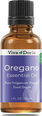 Viva Doria 100% Pure Oregano Essential Oil, Undiluted, Food Grade, 30 mL (1 Fluid Ounce)