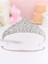 SWEETV Anastasia Tiaras and Crowns for Women, Wedding Tiara for Bride, Silver Crystal Headpieces for Prom