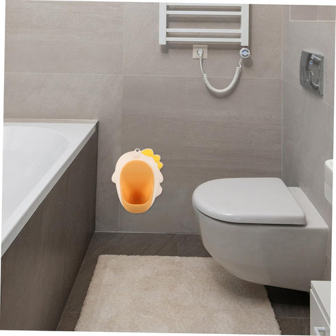 Potty Training Urinal for Boys Cartoon Dinosaur Wall-Mounted Design Safe and Encourages Toilet Use for Toddlers Fun