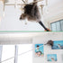 Gray Ostrich Feather Duster, 71 Inch Extendable Pole for Home Cleaning