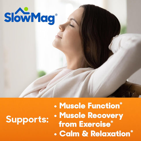 Slow-Mag Mg Muscle Health + Recovery Gummies - 60ct Magnesium Citrate