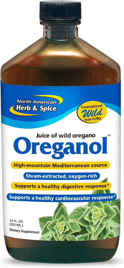 NORTH AMERICAN HERB & SPICE Oreganol P73 Juice - 12 fl oz,