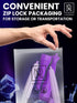 Premium Ice Pipe Hookah Hose - Purple Ice Hookah Set with 2 Reinforced Cooling Packs & Soft Grip - Hookah Mouthpiece