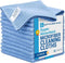 12 Pack MW Pro Multi-Surface Microfiber Cleaning Cloths, 12" x 12", Blue, Premium Towels for Cleaning