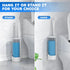 TUUAQ 2 Pack- 10PCS (2 Pack, Disposable Toilet Brush Toilet Bowl Cleaner, Toilet Bowl Brush, Each Toilet Wand