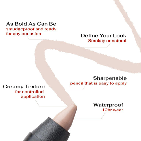 K7L Waterline Eyeliner Nude - Creamy, Waterproof, and Smudge-Proof Cosmetics to Brighten Eyes
