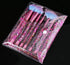 Unicorn Fan Makeup Brush Set, Crystal Sparkles Blue Blush Powder, Lip, Eye Shadow Brushes