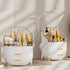 Makeup Organizer Skincare Organizers - Cosmetic Display Cases with Transparent Cover for Bathroom Countertop, Lipstick