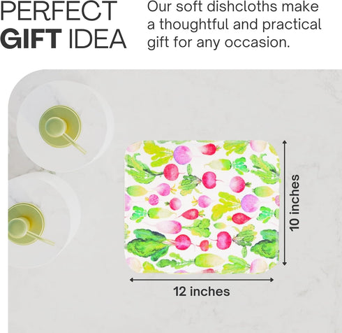 Reusable Paper Towels Washable Roll (12”x10”), Soft 100% Cotton Flannel, Kitchen Paper Towels, 12 Pack