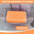 12 - Pack Non-Scratch Scrub Sponges - Sponges for Dishes and Washing Dishes, Cleaning Sponges for Kitchen Home and More(Orange) by Spunspon