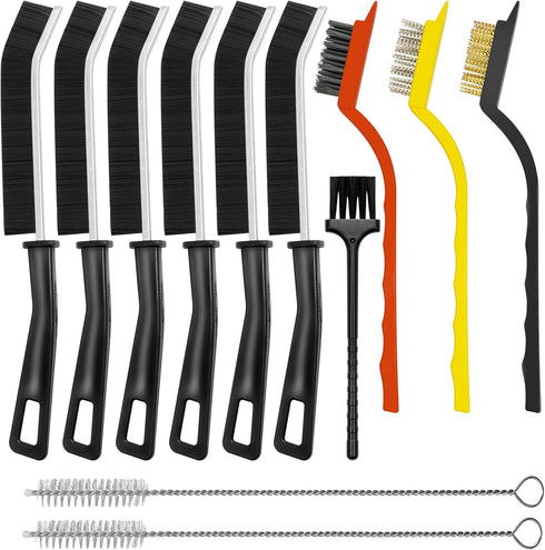 Crevice Cleaning Brush,Hard Bristle Grout Scrub Brushes Tool,Straw Cleaner Brush,Multifunctional Gap Cleaning