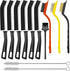 Crevice Cleaning Brush,Hard Bristle Grout Scrub Brushes Tool,Straw Cleaner Brush,Multifunctional Gap Cleaning