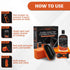 Glass Stove Top Cleaner Kit 12 oz, Non-Abrasive Cooktop Cleaner and Polish with Scrubbing Pad, Handle, Scraper, Cloth