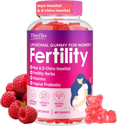 Tbivfller Fertility Supplements for Women, Prenatal Vitamins with Myo-Inositol & D-Chiro Inositol, Folate,