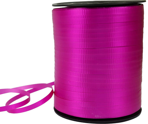 GIFTEXPRESS 500 Yards Hot Pink Curling Ribbon/Balloon Ribbon/Balloon Strings/Gift Wrapping Ribbons/Holiday Gift Supplies by GiftExpress