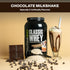 NutraBio Classic Whey Protein Powder - 25G Protein Per Scoop, No Fillers, Chocolate Milkshake Flavor, 2 Pounds