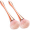 Super Large Mineral Powder Brush Set - 2 Pcs Bronzer Kabuki Makeup Brush & Soft Fluffy Foundation Brush