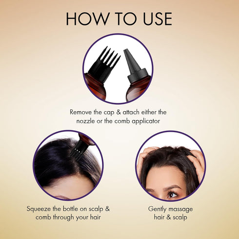Majestic Pure Lavender Oil for Hair Growth, 6.7 fl oz - Infused with Vitamin E, Nourishing & Volumizing Hair Treatment