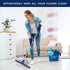 DSV Standard Floor Squeegee for Concrete Floor, 17.5" Heavy Duty Squeegee with 62" Handle