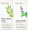 Bay Leaf & Clary Sage Oil Set - Aromatherapy Grade Essential Oils