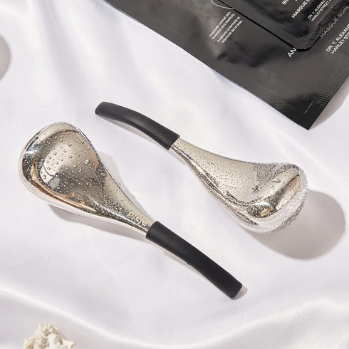 Ice Globes Facial Skin Care Tools for Women - Stainless Steel Cryo Sticks for Cooling Spa Treatment with Storage Case