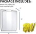 Reusable Plastic Bread Bags, 50 Pack Clear Bags with Ties for Airtight Storage of Homemade Bread