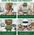 Niifawh 4D Neck Massager, Neck and Back Massager with Heat, Portable Body Massager for Shoulder, Kneading Simulated