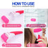 Teenitor Ice Roller for Cold Therapy, Face & Eye Puffiness Relief, Mint Scent, Red