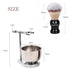 Shaving Set for Men, 3 in 1 Grooming Set with Shaving Brush, Bowl, Razor & Brush Stand