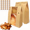 Lmoszuak 25 Pack thicker Large Sourdough Bread bags for Homemade Breads(13.7x8.26x3.54in).with Window bags