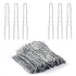 U Shaped Hair Pins - IKOCO 2.4inch Hair Pins for Women with Storage Box, Silver