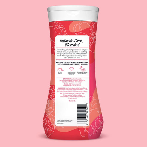 Summer's Eve Blissful Escape Feminine Body Wash, Daily Refreshing, pH Balanced, 15 Fl Oz (Pack of 3)