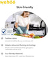 LANON Skin-Friendly Dishwashing Cleaning Gloves, Non-Slip Kitchen Gloves with Cotton Flocked Liner, Large