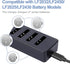 JOXIYECLTL CR2025 3V Batteries(5PCS) Rechargeable Battery with Charger Coin Button Cell Lithium-ion