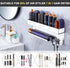 Hair Dryer Holder Wall Mount for Curling Iron Attachment Organizers and Storage, Adhesive Hair Dryer and Curling Iron