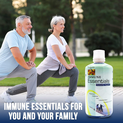 Wellgenix Immune Essentials – 12 in 1 Natural Immune System Support Supplement - Liquid Multivitamin for Kids & Adults