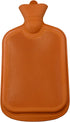 Classic Rubber Hot Water Bottle - Soft Plush Fleece Cover 2000ml for Pain Relief, Multi Hearts