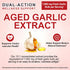 WOJBALMN 2 300 Count 7500mg Immune Years Aged Garlic Extract Capsules Garlic Supplement for Heart & Support Non-GMO