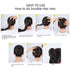 Zonon Bun Hair Nets Set - 50Pcs Invisible Elastic Edge Mesh and 40Pcs U Shaped Pins for Ballet and Sleeping