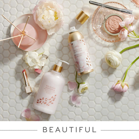 Thymes Hand Lotion Gold Pump - 8.25 Fl Oz, Goldleaf Gardenia