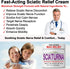 Sciatica Nerve Cream - Maximum Strength Comfort Cream for Feet, Hands, Legs, Toes, Back - Natural Ultra Strength Arnica, MSM, Menthol, Soothing Comfort, Medium 2 Oz