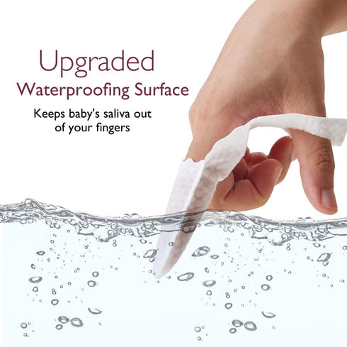 Momcozy 30 Count Baby Finger Toothbrush, Wipes Toothbrush, Tooth and Gum Wipes Tongue Cleaner, Infant Oral Cleaner