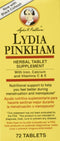 Lydia Pinkham Herbal Supplement Tablets for Menstruation and Menopause Support, 72 Count
