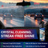 SHIELDOM Pack 2 Car Glass Cleaner & Water Repellenet, Windshield Rain Repellent Streak-Free Water Spot Remover