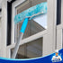 MR.SIGA 54.3 Inch Long Extension Pole, Adjustable 4 Pieces Aluminum Pole for Window Squeegee