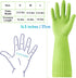 Dishwashing Rubber Gloves for Cleaning Kitchen - 2 Pairs Long Household Gloves for Washing Dishes