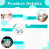 Sliverdew 12 PCS Zippered Reusable Pill Storage Pouch Bags - Clear Plastic Pill Bags with Slide Lock for Small Items