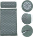 Set 2pcs Acupoint Massage Mat Pillow with Carry Bag Body Massaging Mat for Relaxation Acupuncture Therapy for Back